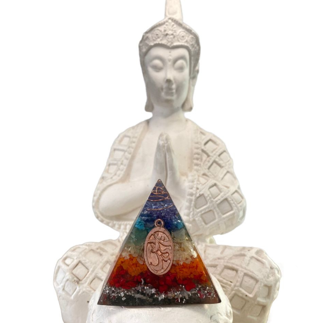 Pirámide Orgonita 7 Chakras