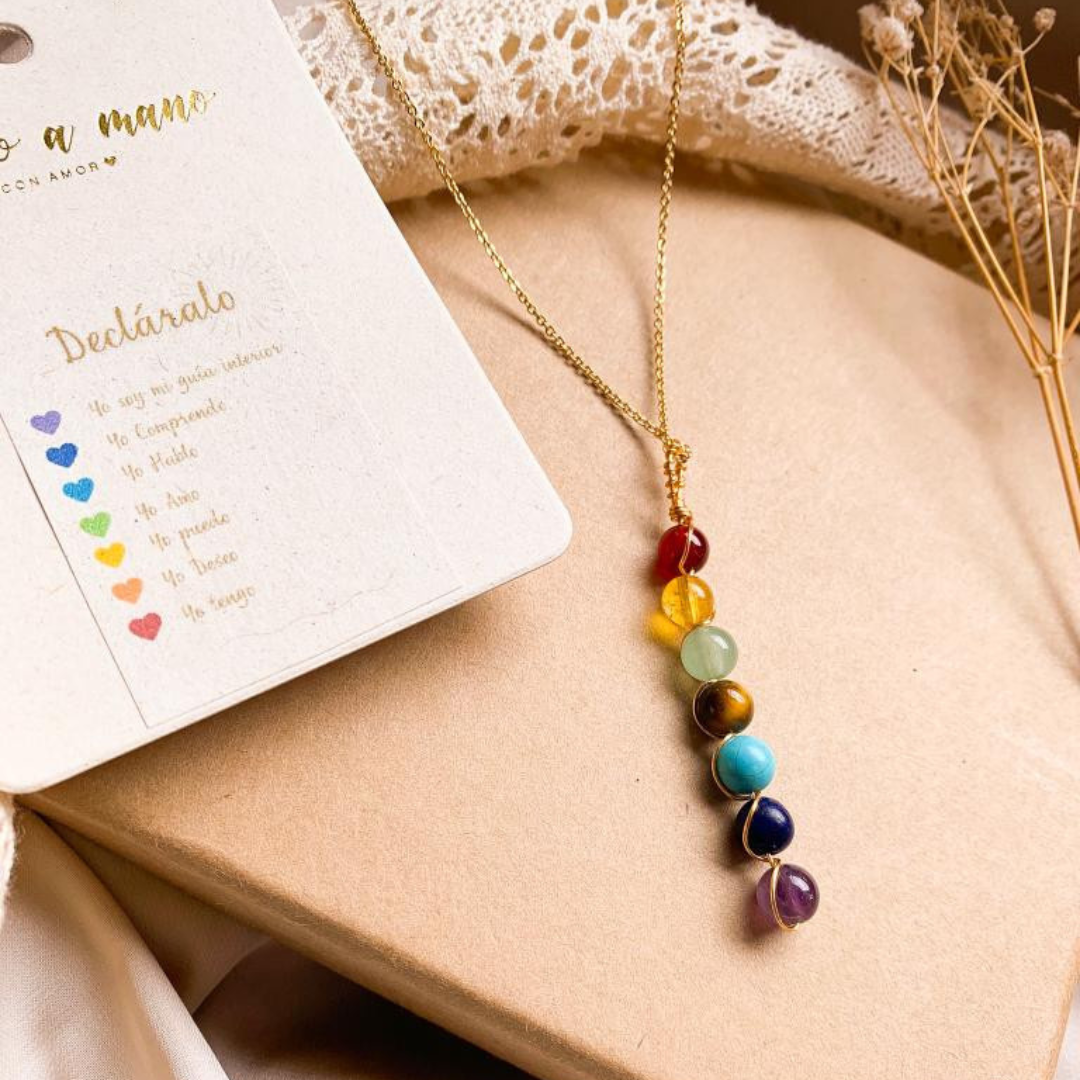 Cadena + Dije 7 Chakras