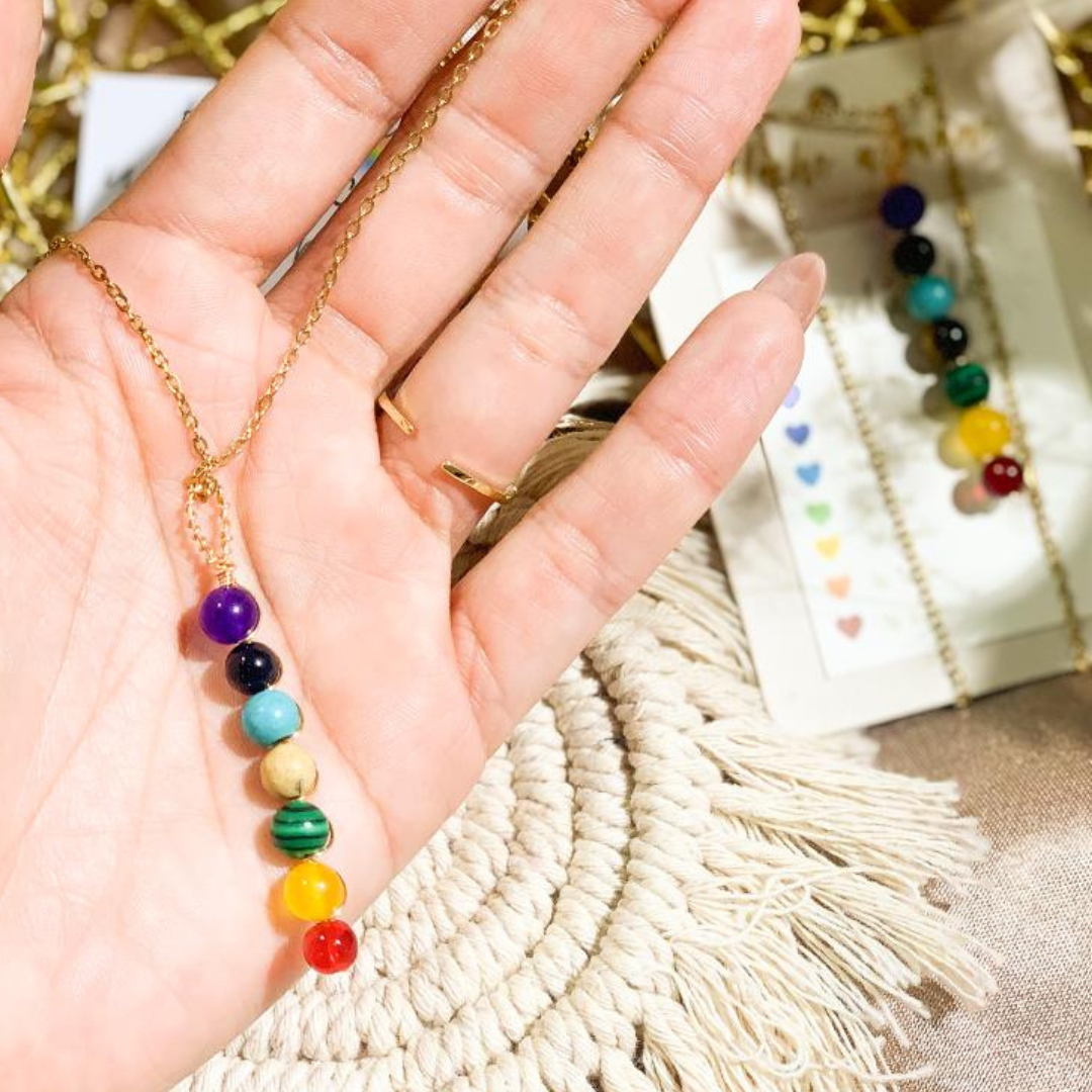 Cadena + Dije 7 Chakras