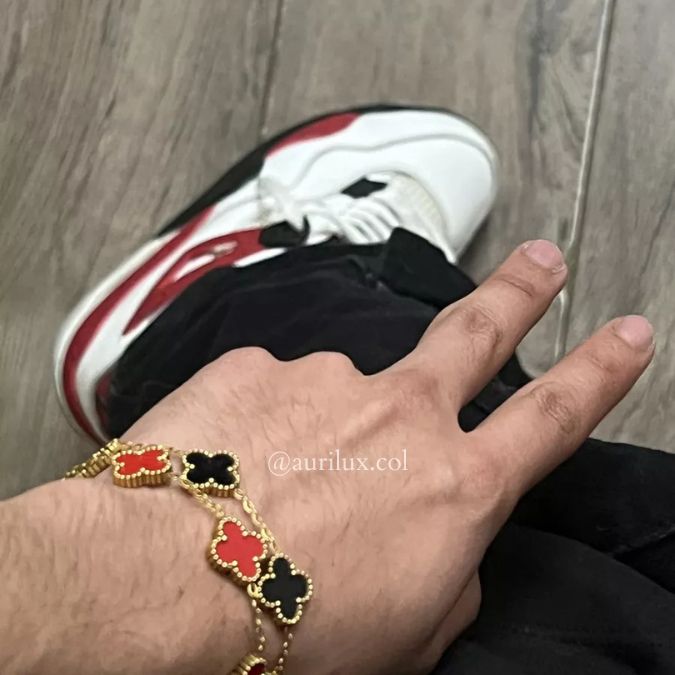 Pulsera Van Cleef Trébol de Lujo 🍀 Acero Premium