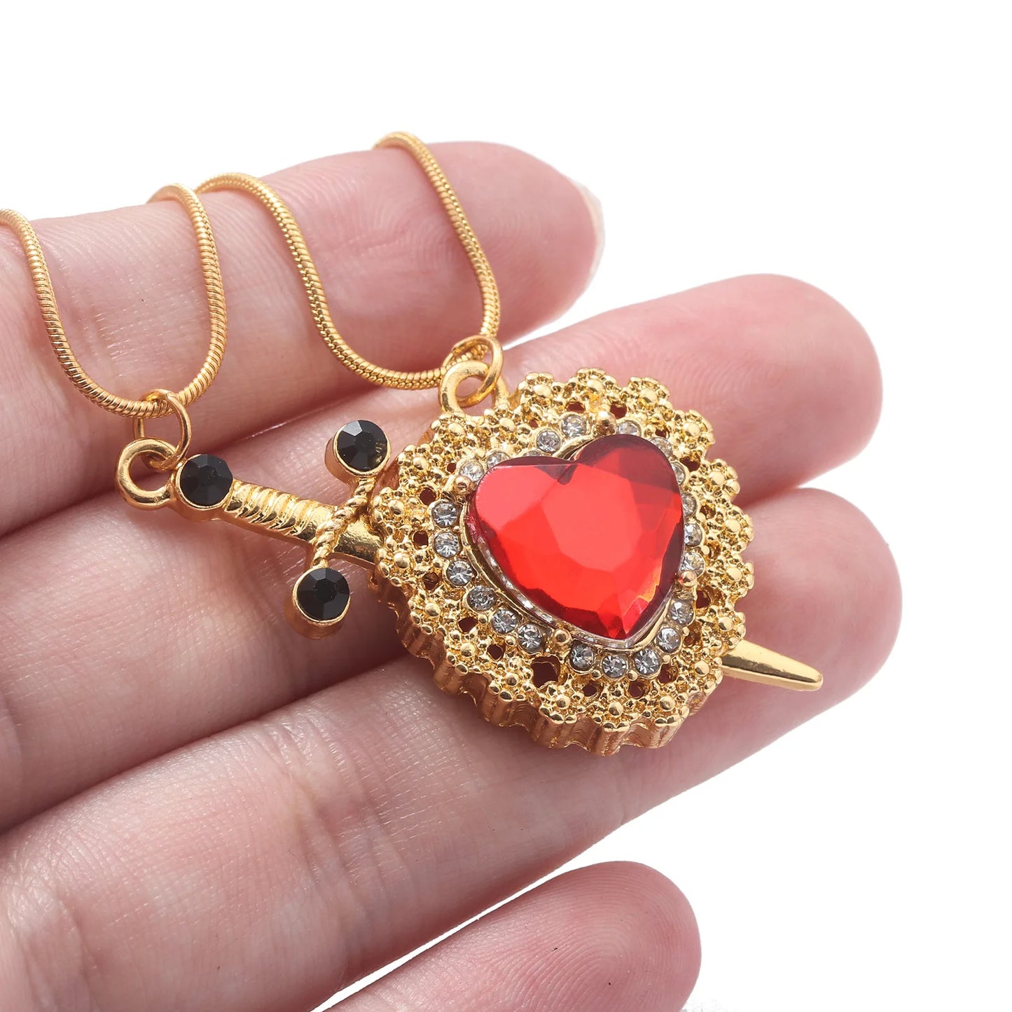 Cadenas Para El y Ella ❤️ Set Corazón & Espada ⚔️