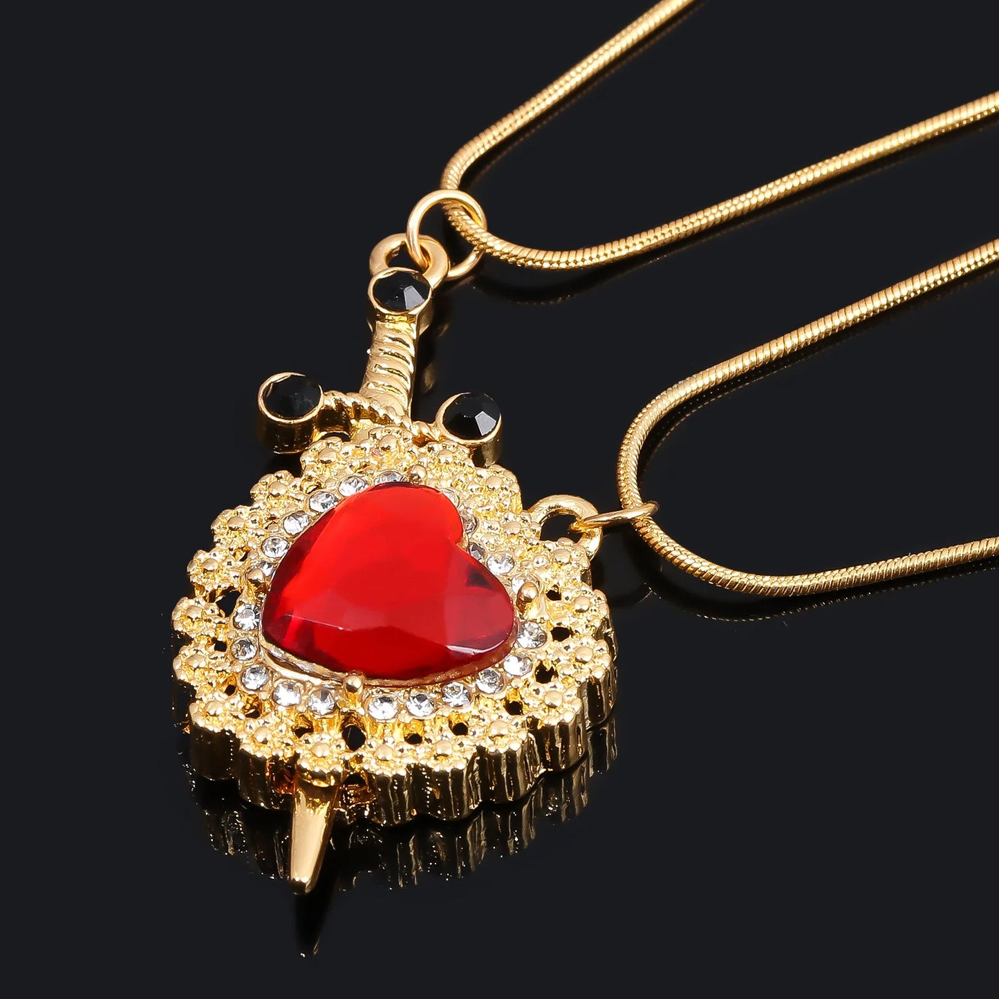 Cadenas Para El y Ella ❤️ Set Corazón & Espada ⚔️