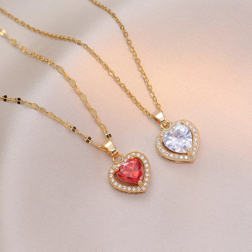 Collar Corazón Promesa 💖 | Caja Premium Gratis ✨