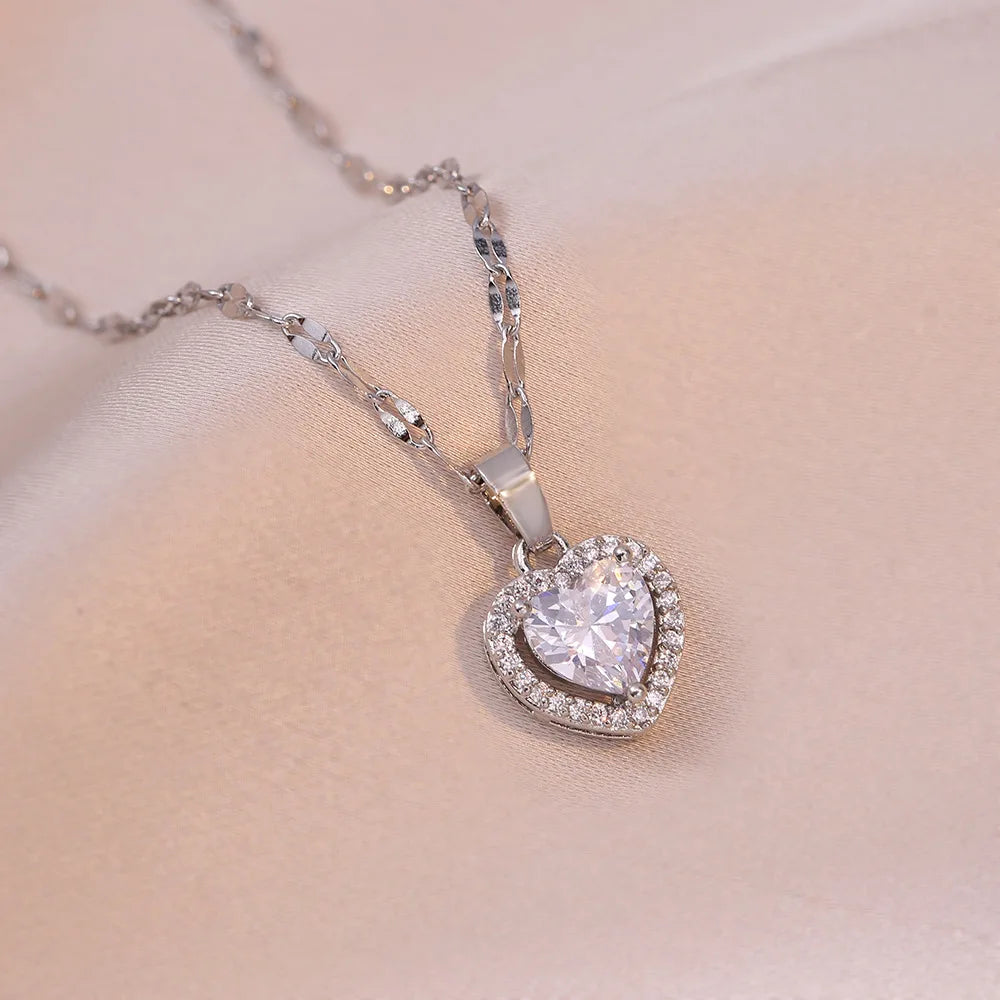 Collar Corazón Promesa 💖 | Caja Premium Gratis ✨