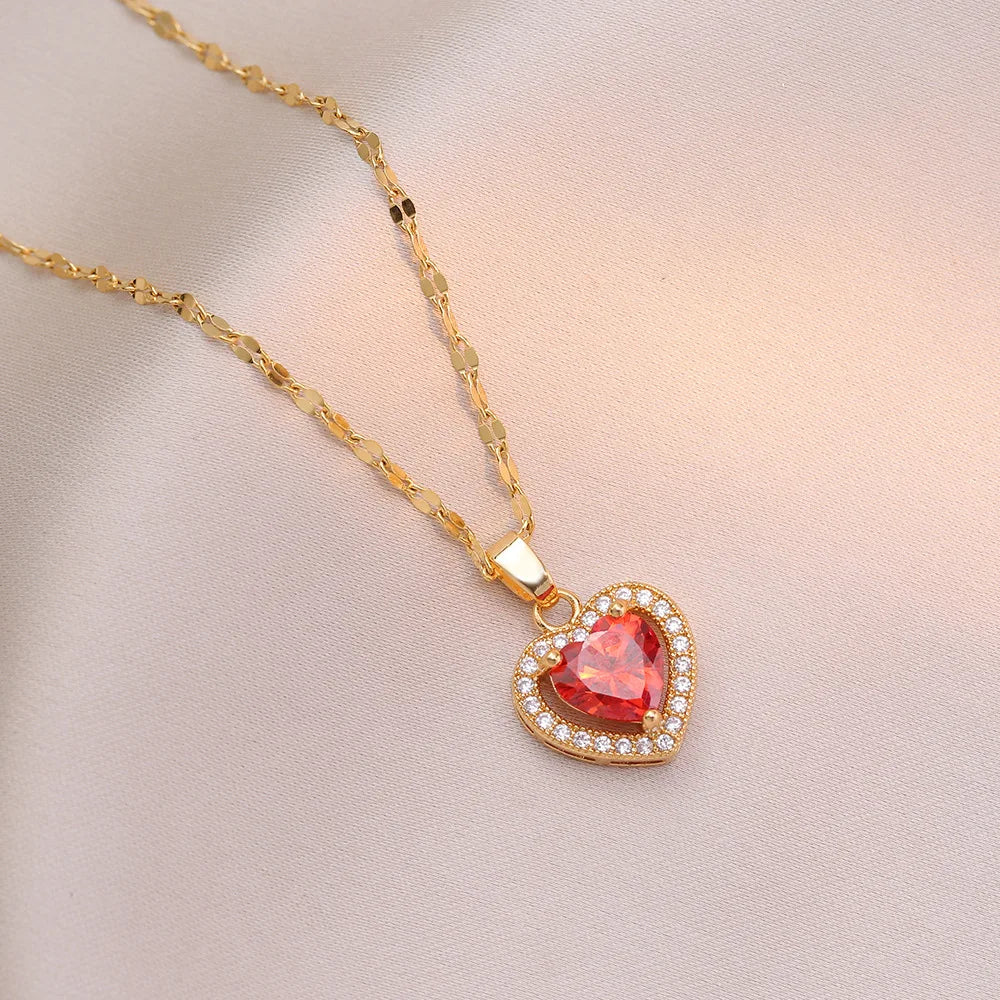 Collar Corazón Promesa 💖 | Caja Premium Gratis ✨
