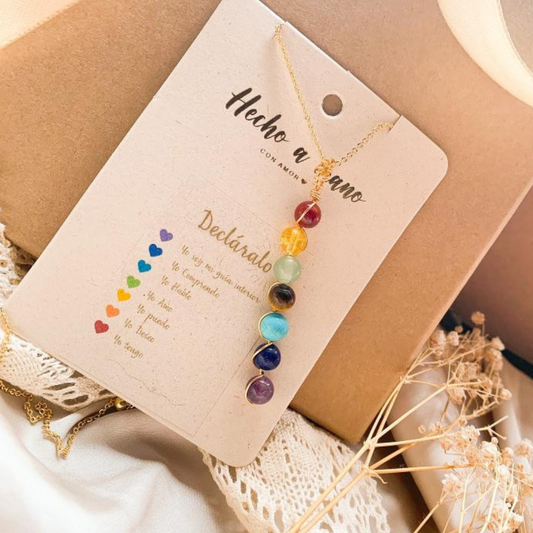 Cadena + Dije 7 Chakras