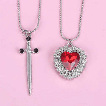 Cadenas Para El y Ella ❤️ Set Corazón & Espada ⚔️