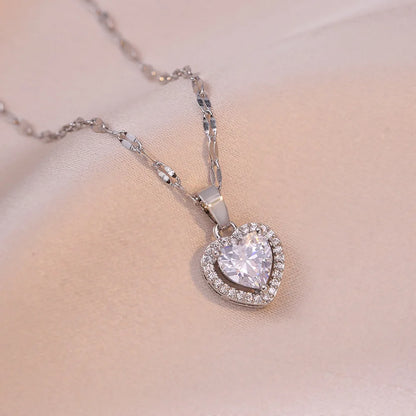 Collar Corazón Promesa 💖 | Caja Premium Gratis ✨